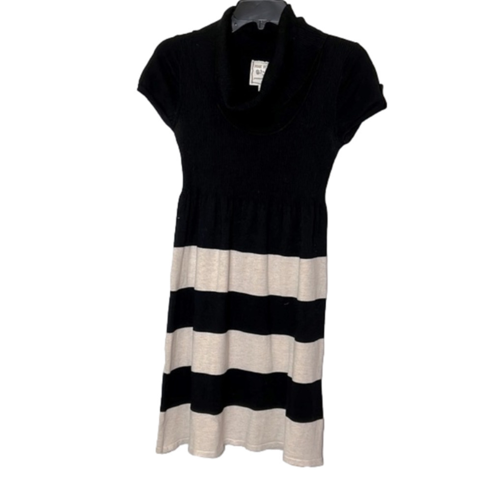PINK Rose Cowl Neck Sweater Dress - Size Large
